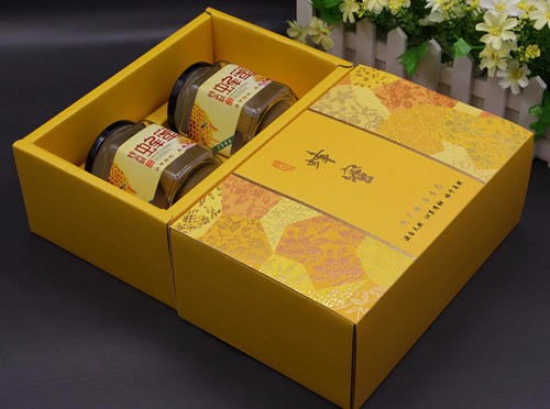 蜂蜜包裝禮盒的綠色包裝